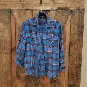 Medium Blue Flannel